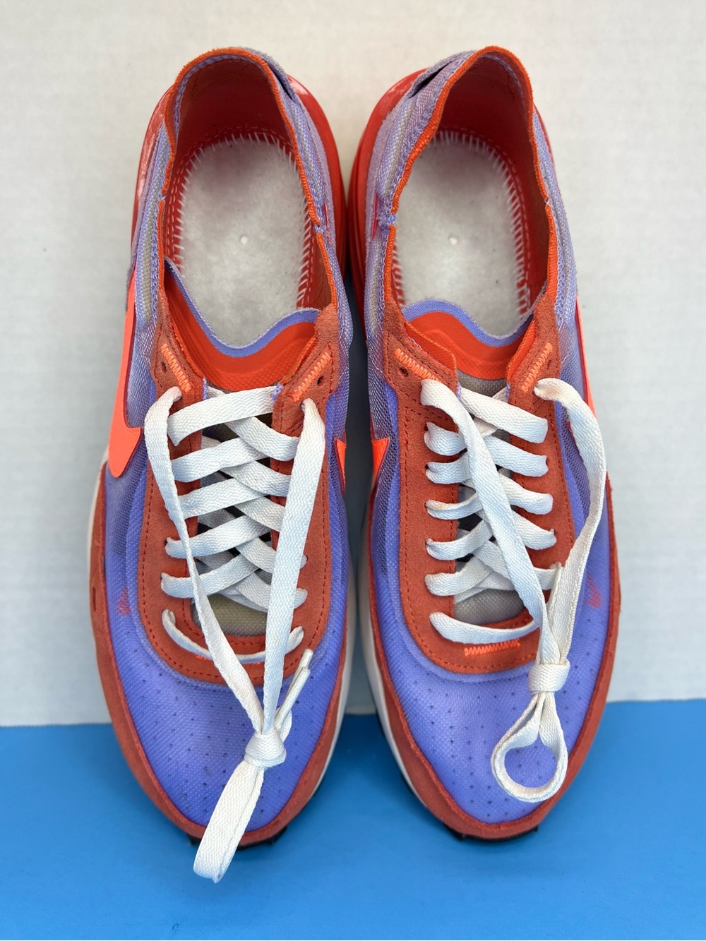 Women’s Nike Waffle One Team Orange Sz 10 NO INSOLES DC2533-800 Like New No Box - Picture 12 of 16